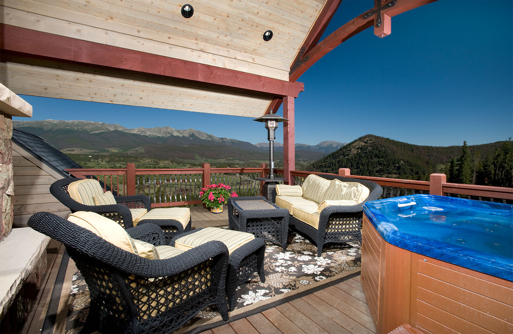 Deck with Hot Tub